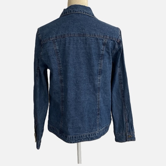 Northern Reflections Denim Jacket Size Large 
Blue Casual Corduroy Cuffs - Picture 3 of 11